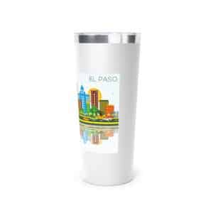 Copper Vacuum Insulated Tumbler, 22oz El Paso Bold Color