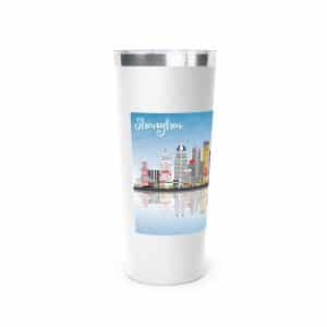 Copper Vacuum Insulated Tumbler, 22oz Shangai Colored