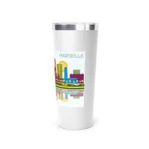 Copper Vacuum Insulated Tumbler, 22oz Marseille Bold Color