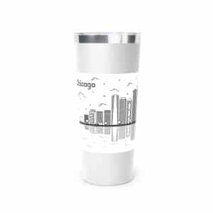 Copper Vacuum Insulated Tumbler, 22oz Chicago